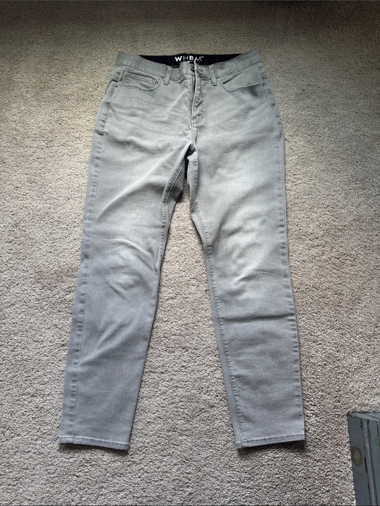 White House Black Market Denim - White House Black Market Black and Light Gray Jeans with WHBM Label
